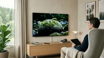 Beste OLED-TV illustrert som oled-tv hos TVoversikt.no