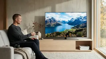Beste QLED-TV illustrert som qled- og led-tv hos TVoversikt.no