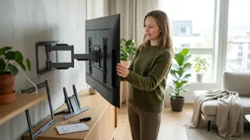 TV-veggfeste illustrert som tv-tilbehør hos TVoversikt.no