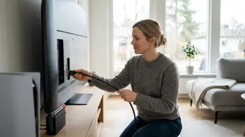 HDMI 2.1 illustrert som gaming-tv hos TVoversikt.no