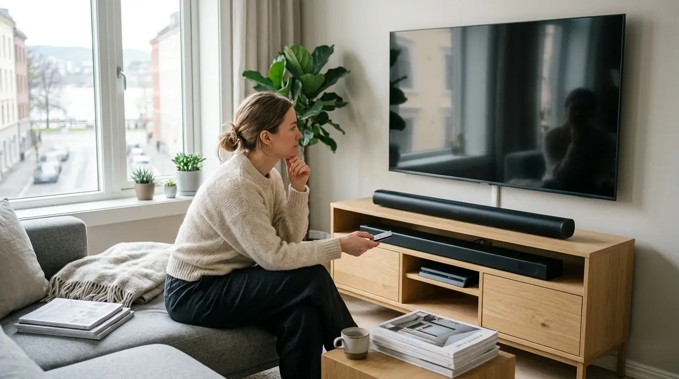 Sonos vs Samsung illustrert som lydplanker hos TVoversikt.no